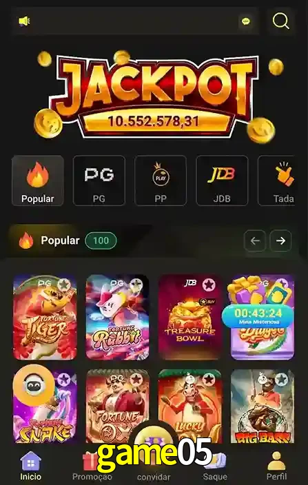 Promoções Especiais no game05 App